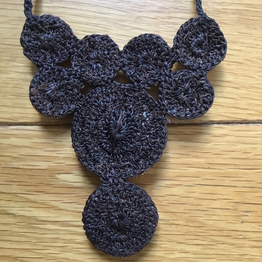 Stone Beaded Statement Necklace - image 4